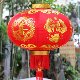  喜庆灯笼大红灯笼烫金灯饰春节灯笼过年灯笼新年灯笼批发春节装饰