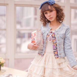 求购!<em>VeroModa</em> 女牛仔短<em>外套</em>N(浅牛仔蓝)| 31