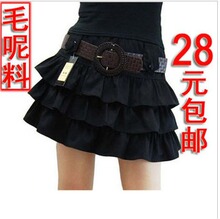 【特价】 2012春夏装新品 蓬蓬a字裙显瘦中裙 短裙蛋糕裙半身裙