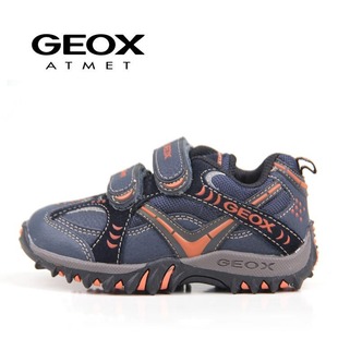  正品GEOX/健乐士真皮透气运动鞋保暖童鞋童运动鞋中大童亲子鞋