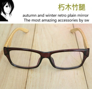 日本方框眼睛框超轻平光镜，复古男女潮人款眼镜架非主流黑框眼镜框
