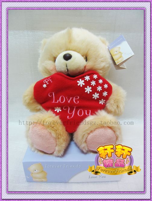 包邮正版Forever Friends 8寸LOVE YOU表白贺曼熊hallmark在类目 玩具/童车/益智/积木/模型, 毛绒布艺类玩具中 - 来自Buy2taobao.com提供专业的淘宝代购服务