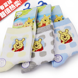 春夏季正品迪士尼儿童宝宝袜子男女童全棉短袜小孩纯薄棉袜2-10岁