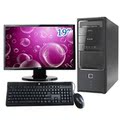 C电脑整机组装机 台式电脑 Intel双核E5800 500G 2G独显 19液晶