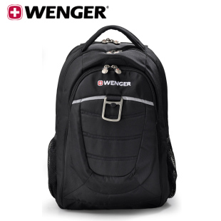 专柜正品 瑞士军刀威戈wenger14.4寸商务电脑包黑色双肩背包男
