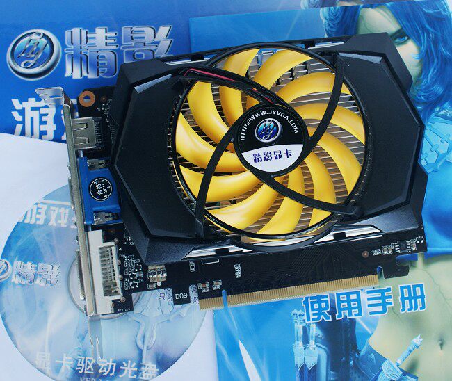 商城正品 精影 GT440 独显512M DDR5 3.6G高频杀GT240 GT430显卡