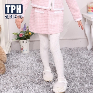  TPH品牌童装 新款儿童短裙 秋冬季羊毛粉色可爱半身裙