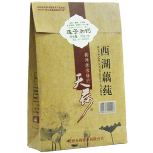  天荷藕粉 西湖藕莼 莲子加钙 藕粉 杭州特产 速溶 150g（5小包）/