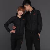 包邮清仓 专柜正品李宁情侣运动套装男女运动服卫衣开衫运动装春