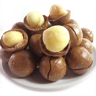  信礼坊 年货坚果零食特产 奶油味夏威夷果 香脆好吃250g 送开果器