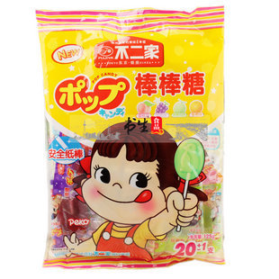  [书生] 日本不二家水果味棒棒糖(20支装 内装4种口味)125g(154)