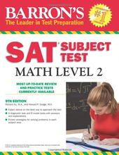 巴朗SAT2 数学 Barron's SAT Subject Test Math Level2 附图