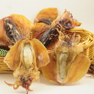  4件包邮 北海干货 特级带骨淡晒/淡干小墨鱼干/乌贼干 半斤7-9个