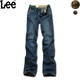  Lee 超简洁百搭提臀女式中腰直筒牛仔裤 k33