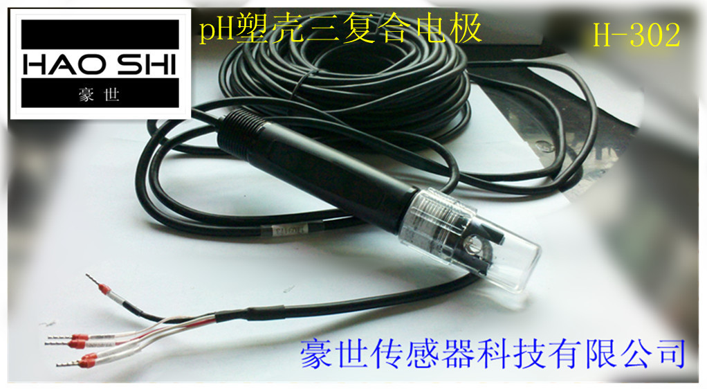 pH塑殼三複合電極 豪世傳感器 H-302 pH三複合電極 pH計在類目 五金/工具, 儀器儀表, 酸度計中 - 來自Buy2taobao.com提供專業的淘寶代購服務