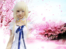 ������˿�� 80CM�װ�ɫ����˿COS�ٷ�/Сߴ�ٷ������AIEF