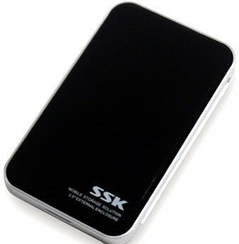 SSK飚王USB3.0硬盘盒2.5寸sata移动硬盘盒/写保护HE-T300送供电线