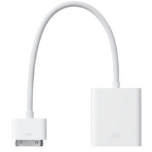 iPad Dock Connector to VGA Adapter iphone4 ipad2 vga接投影仪