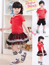 小天才园服 幼儿园校服园服 夏季校服裙 小学生班服 精棉可印园标