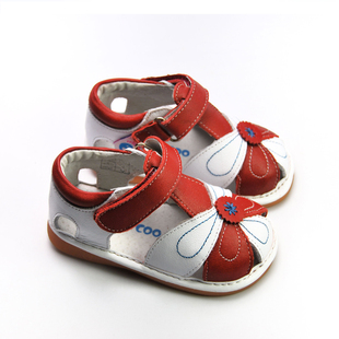  芙瑞可新款女童凉鞋 宝宝鞋学步鞋 婴儿鞋防滑牛筋底室外凉鞋6102