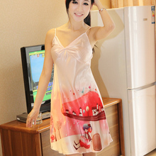 正品YJ-5523 卡通印花家居服 性感睡裙