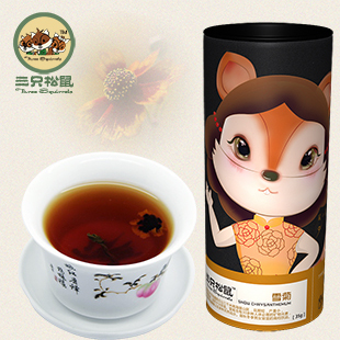 【三只松鼠_雪菊】花草茶菊花茶特级天山昆仑雪菊35g 罐装DB2