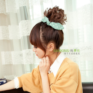 Direct buckle for black hair letting large balls contracting/balls/Taoist nun head/day-contract volume contract
