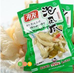  莎乐 有友泡椒凤爪 80(90)g 山椒经典，辣的过瘾  特价