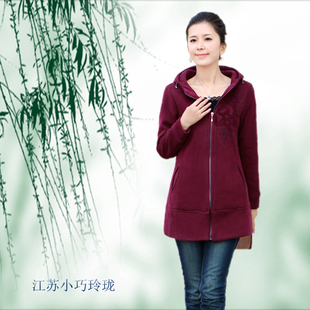  新款春装好衣良品中年女装外套品牌上衣春款女士开衫长款卫衣