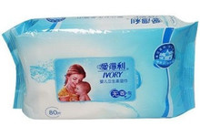爱得利 婴儿湿巾 无香型 80抽/包 DT8239