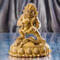 黑财神像/印度金刚沙/佛教用品/西藏密宗/藏传佛教/已开光