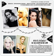 超高人气CHANEL纹身贴香奈儿防水纹身贴纸专柜小票买一套送一张