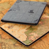航海 苹果ipad2 ipad3 地图保护套 可爱皮套 配件 三档位带休眠