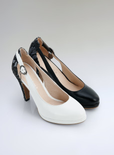 Dream ba Sally shoes into new autumn color waterproof Taiwan pointed han edition low single increased for shoes 038611131