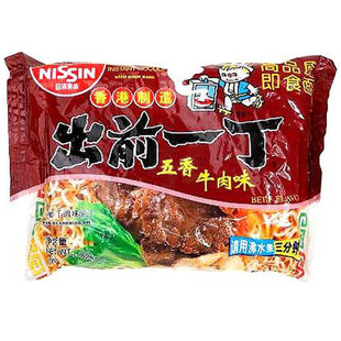  【天猫超市】香港进口食品 出前一丁 速食方便面 五香牛肉味 100g