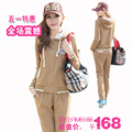2012春装新款女装运动套装韩国开衫连帽卫衣休闲两件套运动服清仓