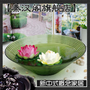  秦汉阁 干花装饰 睡莲  水中漂浮荷花 仿真花 花卉 【荷花-小】
