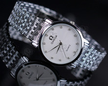 Ultra-delgada con diamantes y relojes de pareja, Omega OMEGA OA-021A / B