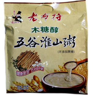  无糖食品 淮山药粥 无糖冲饮 老布特木糖醇五谷淮山粥480g 特价