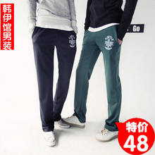 夏日韩版男装休闲裤AF卫裤潮男士时尚修身小脚裤纯棉运动裤子薄