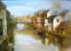 《水乡江南》100%手绘高档风景油画75x100