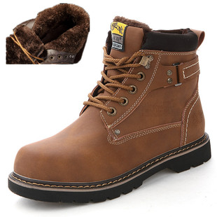  潮流高帮男靴子潮作战靴军靴男牛仔靴马丁靴沙漠短靴英伦男式靴子