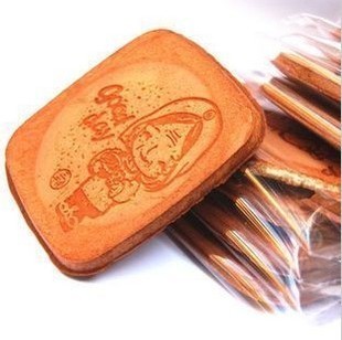  上海特产 小林煎饼 烘烤类饼干 台湾大甲名产吉祥煎饼115g(9包入)