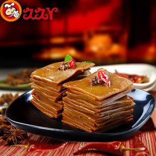  久久丫 甜辣薄豆干260g 独立装 休闲零食品 卤味小吃特产