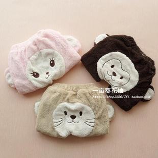  宝宝大PP裤儿童动物PP裤毛绒绒长裤秋冬双层长裤