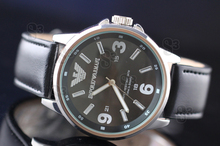 ARMANI (Armani).  hombres temperamento sencillo reloj de pulsera AI-006B.  Negro