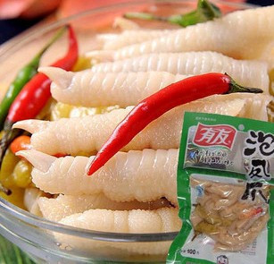  重庆特产 有友泡椒凤爪 yuyu鸡爪 新包装~震撼味觉80g