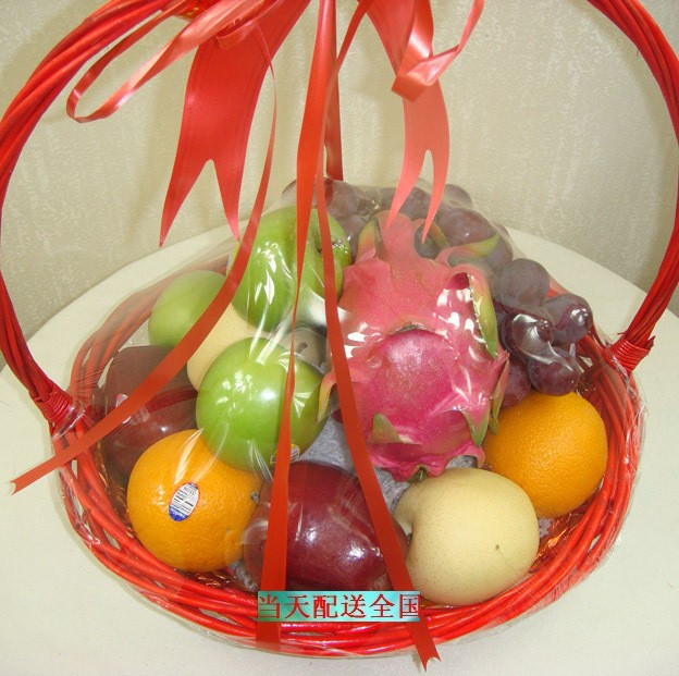 水果篮(预定与速递),深圳水果篮送朋友领导长辈