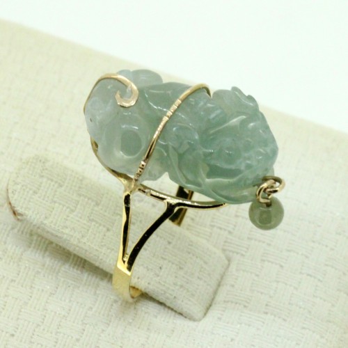 黄金,999千足金周大福转运珠路路通手链手工编