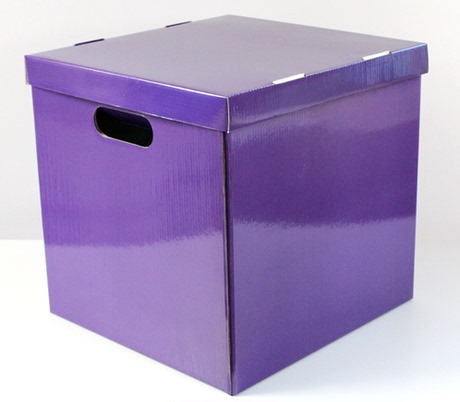 情人节大促精美紫色正方形篮球礼品盒大号超大